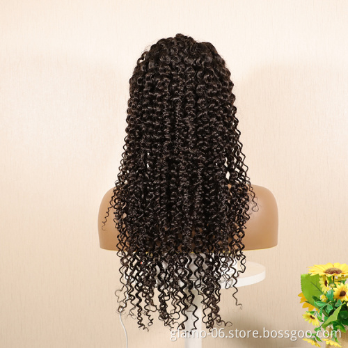 100% Human Hair Full Lace Front Wigs For Women 30" Super Long Curly Wave Wig,Middle Parting Remy High Quality Hair Wigs